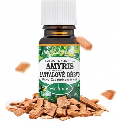 Saloos esenciální olej Amyris alternativa santalové dřevo 10 ml – Hledejceny.cz