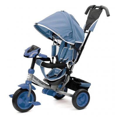 Baby Mix s LED světly Lux Trike modrá