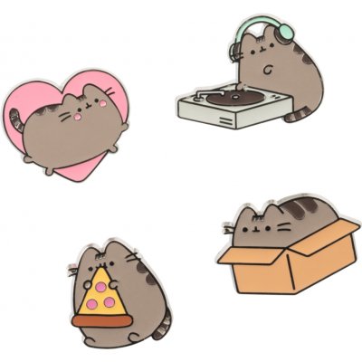 Grupo Erik Sada 4 odznaků Pusheen – Zboží Dáma