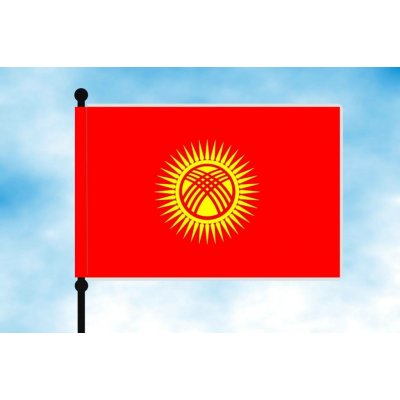 LIBEA, s.r.o. Kyrgyzstán stolní vlaječka Uchycení: Dutinka (pro nasunutí) – Hledejceny.cz