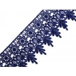 Prima-obchod Vzdušná krajka šíře 70 mm, barva 8 modrá berlínská – Zboží Mobilmania