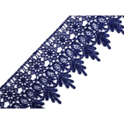 Prima-obchod Vzdušná krajka šíře 70 mm, barva 8 modrá berlínská – Zboží Mobilmania