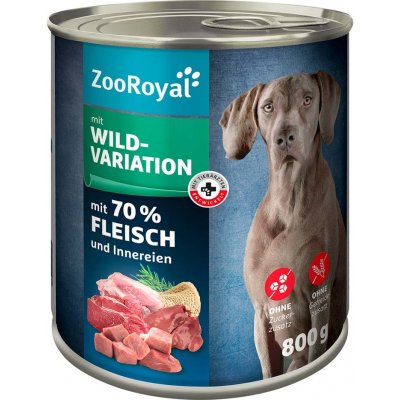 ZooRoyal se zvěřinou 6 x 0,8 kg – Zbozi.Blesk.cz