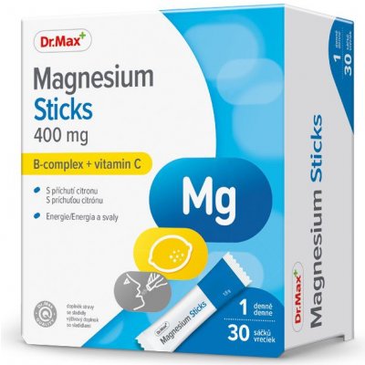 Dr.Max Magnesium Sticks 400 mg 30 sáčků – Zboží Mobilmania