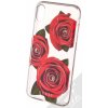 Pouzdro a kryt na mobilní telefon Apple Pouzdro Guess Roses Hard Case ochranné Apple iPhone XS Max ( červené