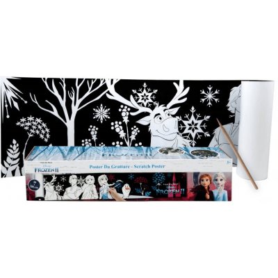 TOYCOMPANY Frozen 2 Ledové království škrabací plakát XXL 200cm – Zboží Mobilmania