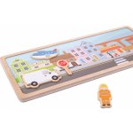 Bigjigs Toys magnetické město – Zboží Dáma Bigjigs Toys magnetické město – Zboží Dáma