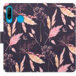 Pouzdro iSaprio Flip s kapsičkami na karty - Ornamental Flowers 02 Huawei P30 Lite – Zboží Mobilmania