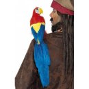 Karnevalový kostým Pirátská sada papoušek elastický držák