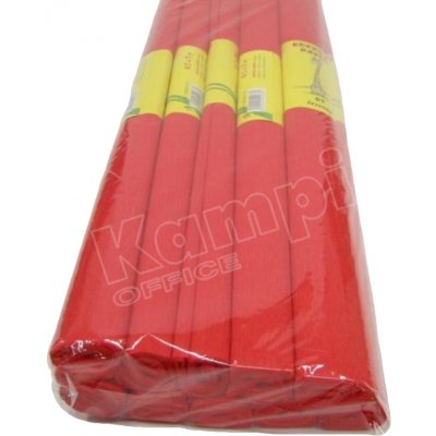 Papír krepový 0,5 x 2 m červený – Zboží Dáma