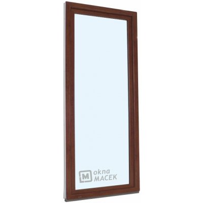Kömmerling balkonové dveře 70 AD OS levé ořech/ořech 80 x 230 cm jednostranná klika + madýlko + PVC rám – Hledejceny.cz