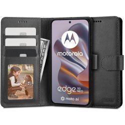 Tech-Protect Wallet Motorola Moto 50 Neo Black