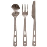 Lifeventure Knife Fork Spoon Set Titanium – Zbozi.Blesk.cz