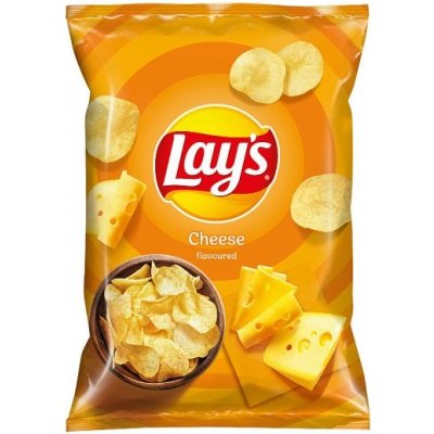 Lays Smažené bramborové lupínky s příchutí sýra 60 g – Zboží Dáma