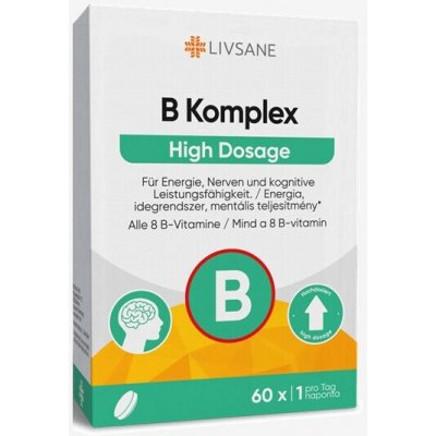 Livsane B-komplex ve vysoké dávce 60 tablet – Hledejceny.cz