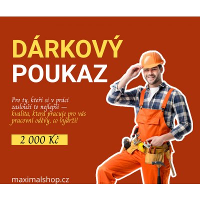 Dárkový poukaz pracovní oblečení – Zbozi.Blesk.cz