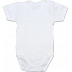 Kojenecké bílé body krátký rukáv – Hledejceny.cz