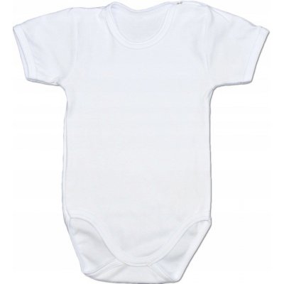 Kojenecké bílé body krátký rukáv – Hledejceny.cz