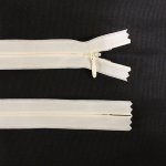 Spirálový zip no.3 skrytý nerozepínací 20cm - více barev color: 504 ivory – Hledejceny.cz