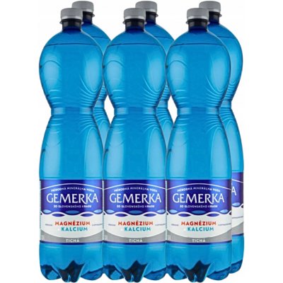 Gemerka Magnézium a kalcium tichá minerální voda 6 x 1,5 l – Hledejceny.cz