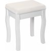 Stoličky stolička tectake 402073 barok bílá