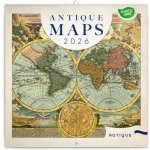 Nástěnný poznámkový Staré mapy 2026 – Zbozi.Blesk.cz