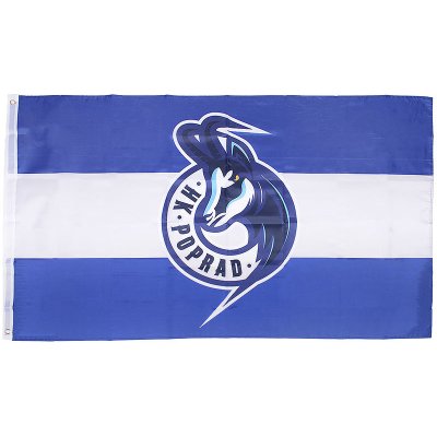 Vlajka HK Poprad 150x90cm – Hledejceny.cz