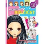FONI Book Pracovní sešit se samolepkami Doplňovačka holčičky + 200 nálepek CZ verze 21x28cm – Hledejceny.cz