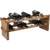 Stojany na víno RTA modulární stojan na víno,na 18 lahví,bambusové dřev, BBMR2236