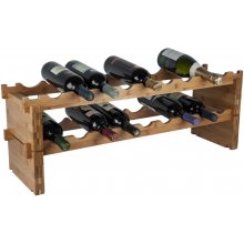 RTA modulární stojan na víno,na 18 lahví,bambusové dřev, BBMR2236