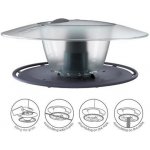 Prosperplast Birdyfeed Round šedý kámen 29,4 cm šedý kámen – Zboží Mobilmania