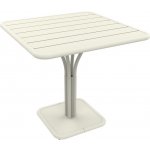 Fermob Luxembourg Pedestal 80 x 80 cm kovový stůl Světle šedý – Hledejceny.cz