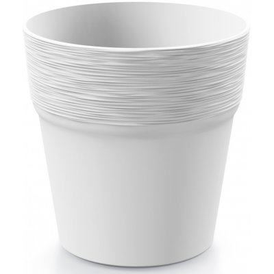 Prosperplast Květináč FURU bílý 12 cm – Zboží Dáma