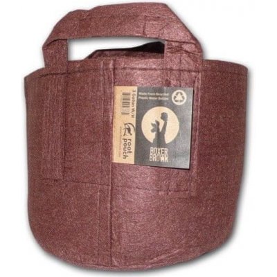 Root pouch Boxer brown nedegradující 56l s uchem 43x38 cm