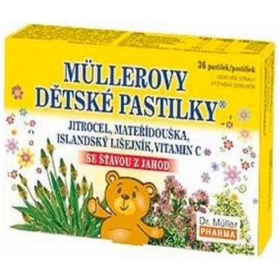 Dr. Müller Müllerovy dětské pastilky 36 pastilek – Hledejceny.cz