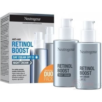 NEUTROGENA Retinol Boost Duo Pack DAY CREAM SPF 15 50 ml + NIGHT CREAM 50 ml,