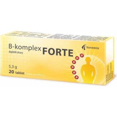 Noventis B-Komplex Forte 20 tablet – Hledejceny.cz