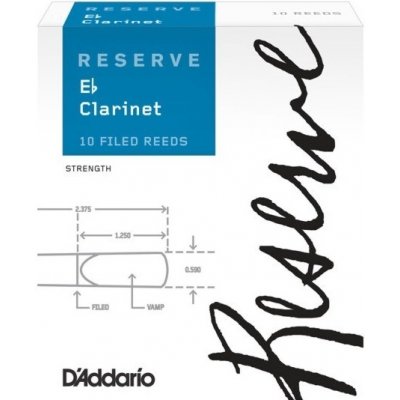 Rico DBR1030 Reserve Eb Clarinet Reed 3.0 10 Box – Sleviste.cz