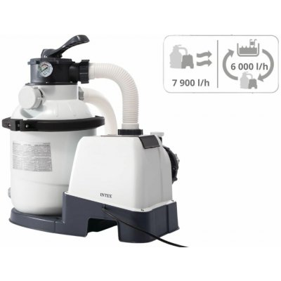 Intex 26656 filtrace Krystal Clear 7,9 m³/h SX2100 PLUS – Zboží Dáma