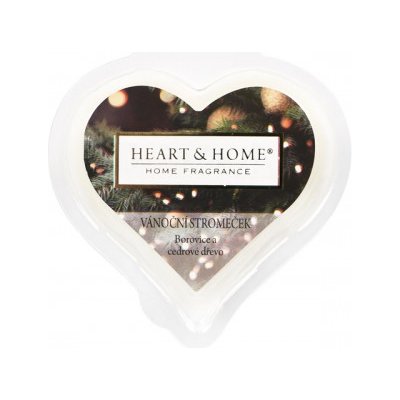 Heart & Home Vonný vosk srdce Vůně vánočního stromečku 26 g – Zboží Dáma