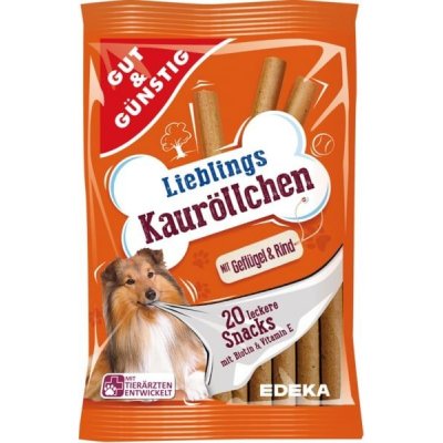 G&G žvýkací trubičky s drůběžím a hovězím 20 ks, 200 g – Sleviste.cz