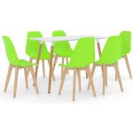 vidaXL 7dílný zelený – Zboží Dáma