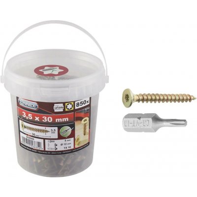 CONNEX UNI-vruty TX 3,5x30 mm, 850 ks – Hledejceny.cz