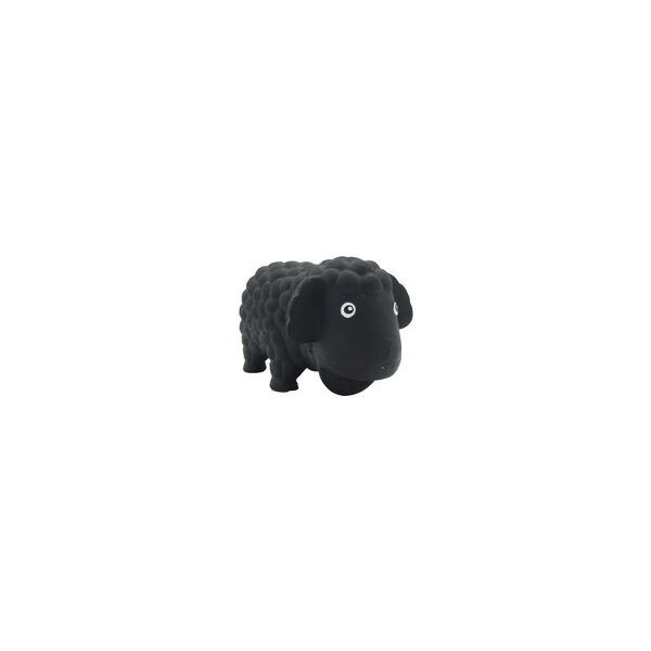 Hračka pro psy Tatrapet hračka pro psa ovce 17,5 cm se zvukem latex černá