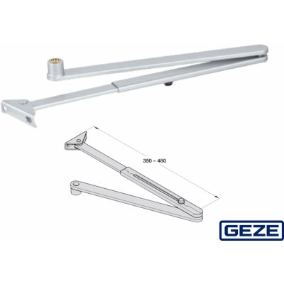 Geze 102421 standard bez aretace stříbrná – Sleviste.cz