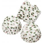 Cakesicq Cukrářský košíček bílé vánoční 50x30mm 50ks – Sleviste.cz