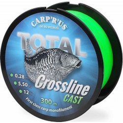 Carp´R´Us Total Crossline Cast Green 500m 0,30mm 6,8kg