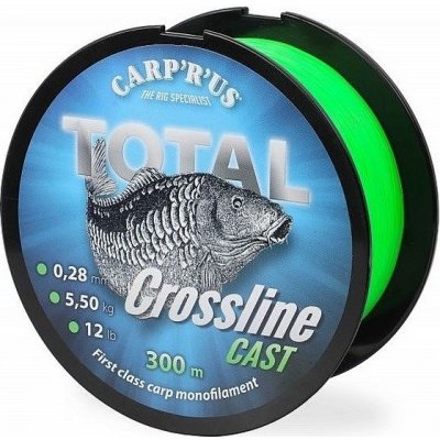 Carp´R´Us Total Crossline Cast Green 500m 0,30mm 6,8kg – Zboží Mobilmania