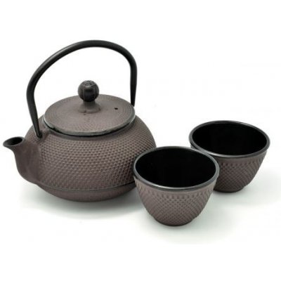 V.I.P. Sushi litinová konvička Arare brown na čaj + 2 šálky 600ml – Hledejceny.cz