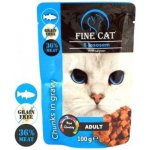 Fine Cat Grain-Free Adult losos v omáčce 100 g – Sleviste.cz